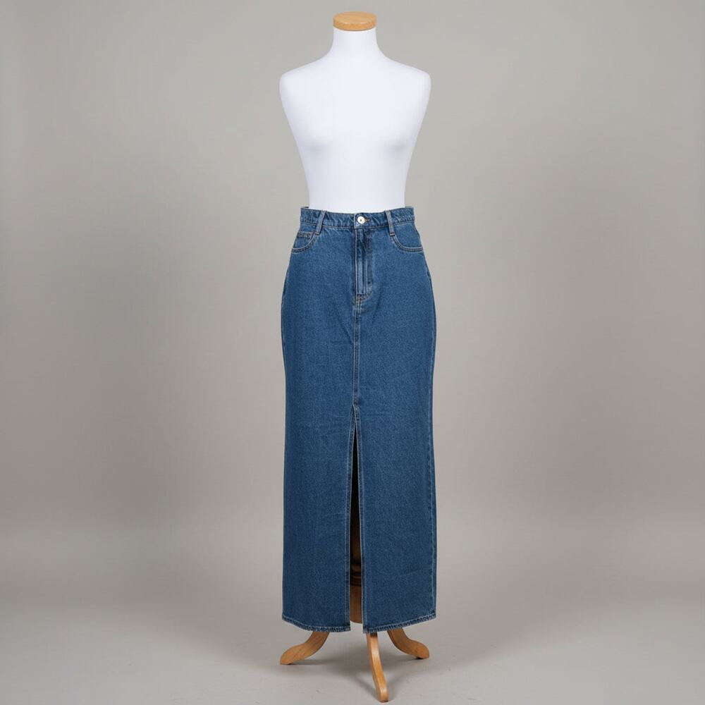 Derek Lam denim maxi skirt, size 27